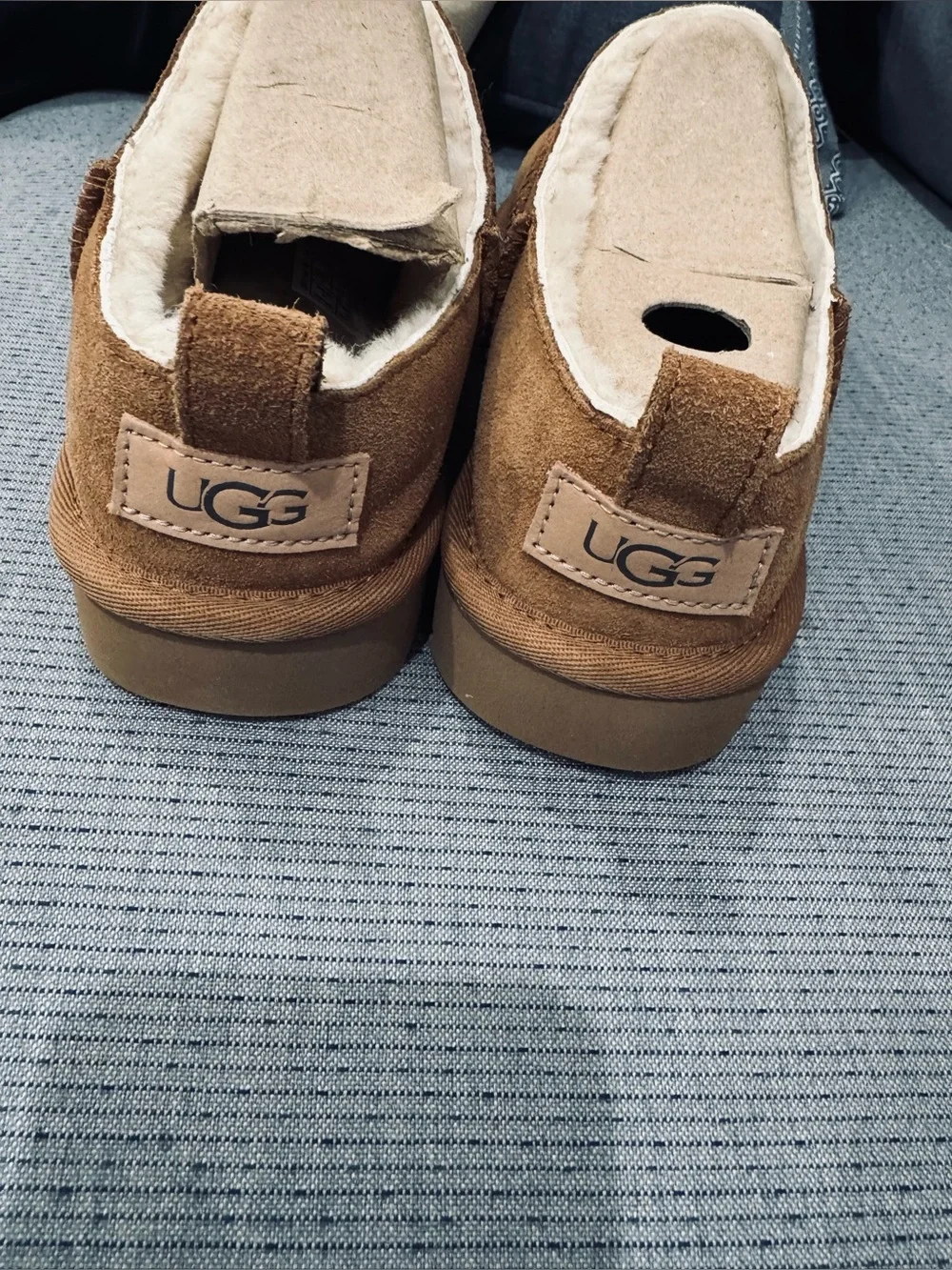 UGG Kids' Classic Micro Slip-On Booties in Chesnut Size 4